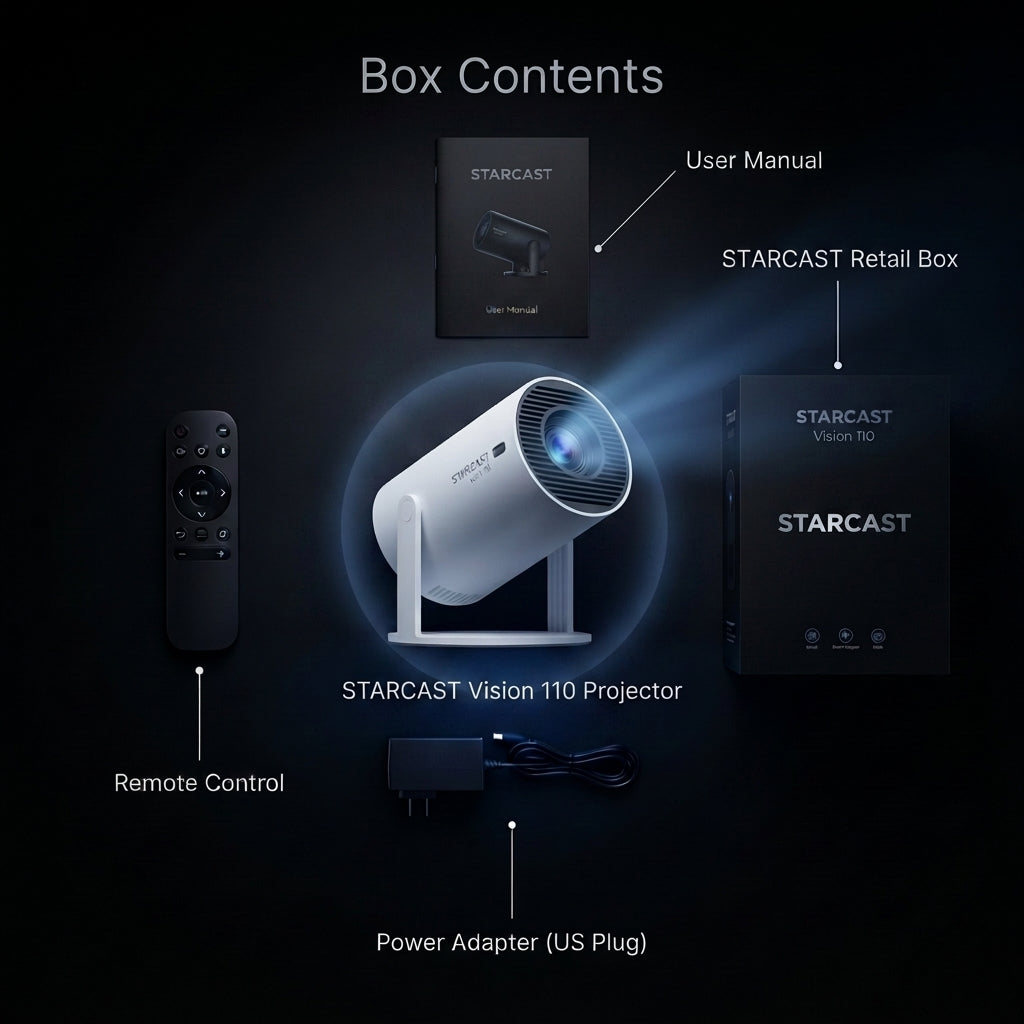 STARCAST Vision 110™ Smart Projector